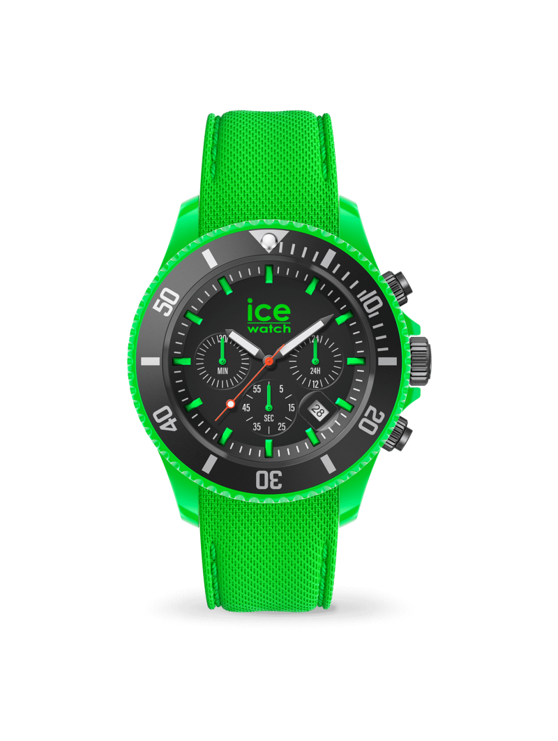 Montre Homme Ice Watch chrono - Neon green - Large - CH - Réf. 019839
