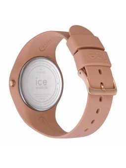 Montre Ice Watch Glam Brushed Femme - Boîtier Silicone Beige - Bracelet Silicone Beige - Réf. 019530